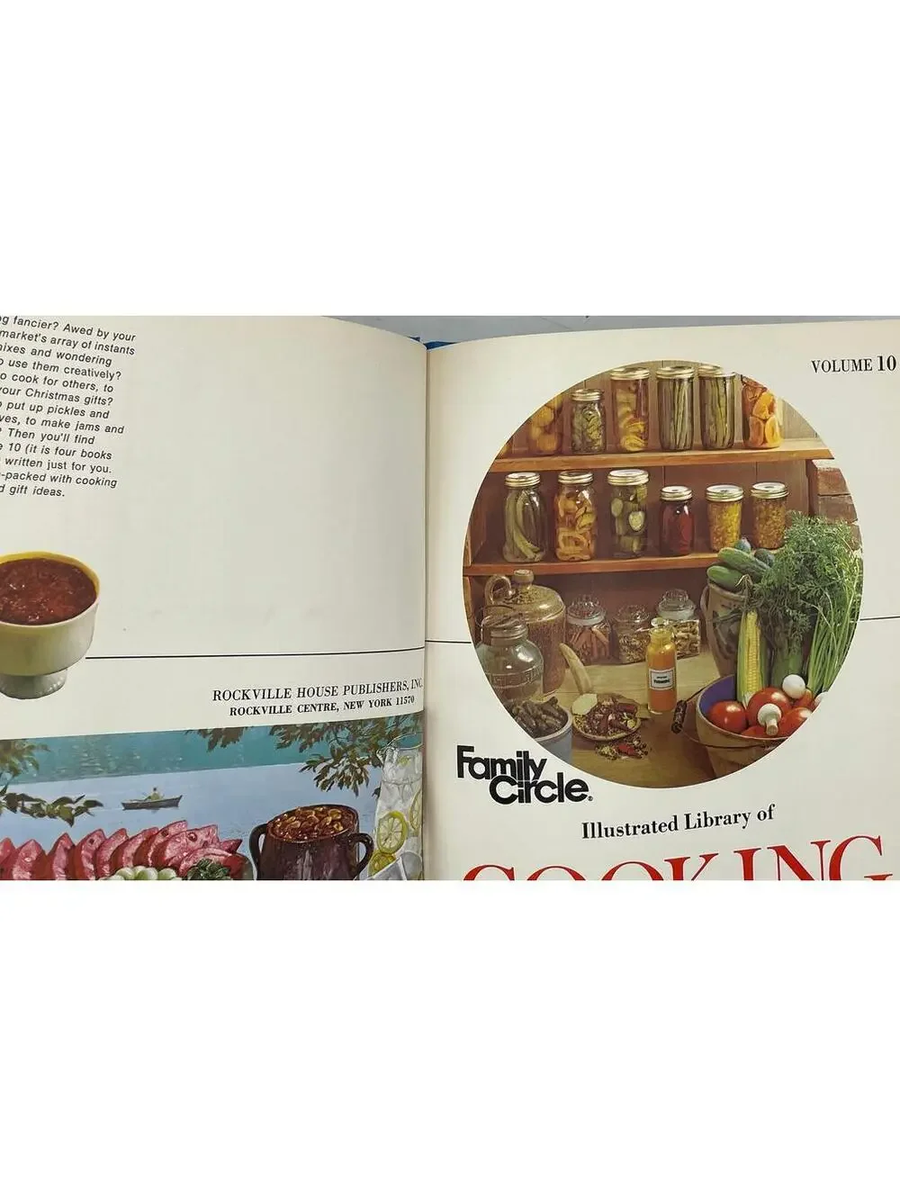 Vintage 1970s Family Circle Cookbook Set: Illustrated Cooking Library